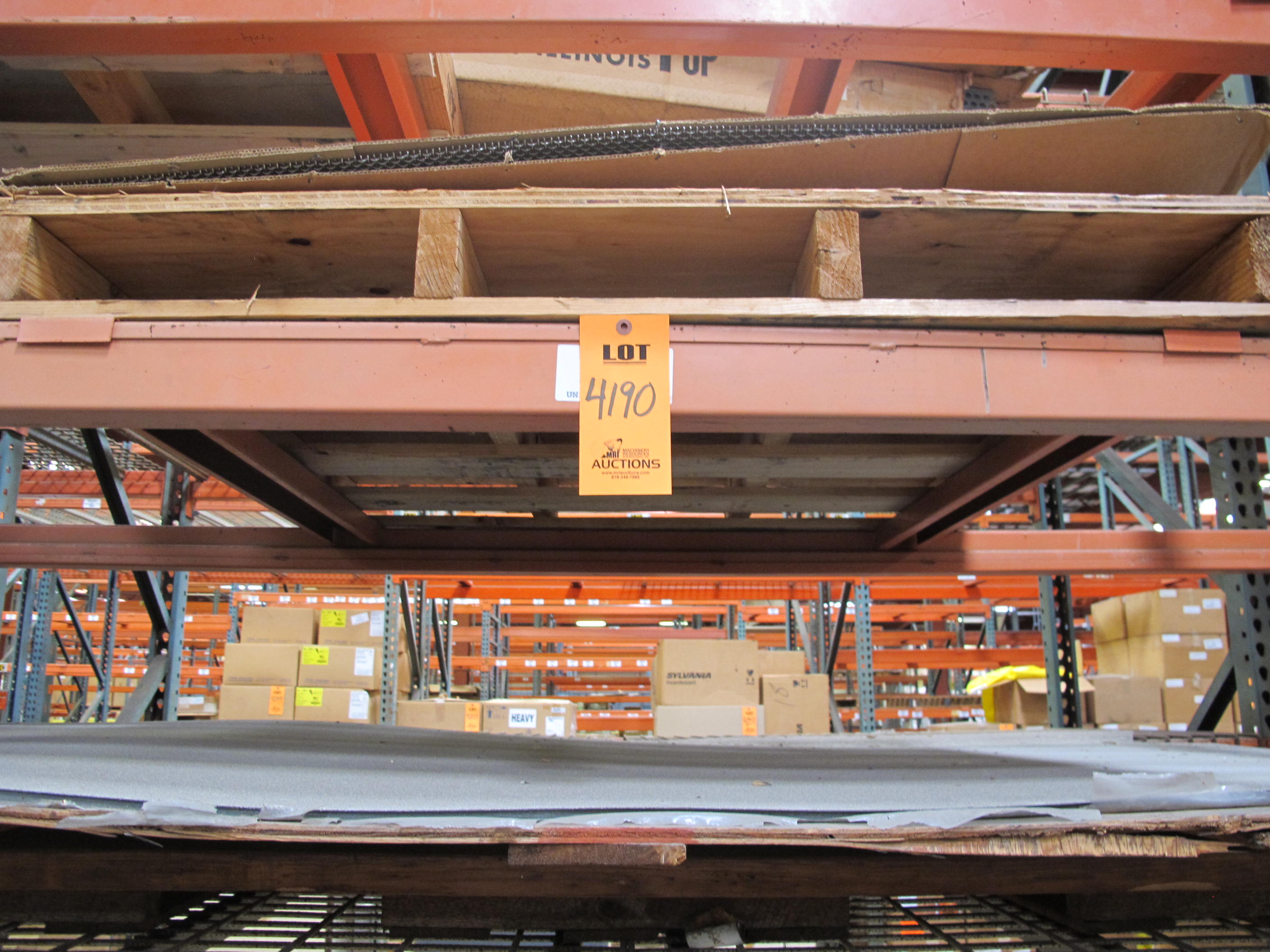 LOT TO INCLUDE: (2 BOXES) DUCTS. INNER CELL CONNECTOR COVER. PANDUIT WIRING DUCT "PVC". LIGHT GRAY COLOR, (8) COUPLINGS, CONDUIT TYPE, 1-1/2" SIZE, RIGID KIND, STL MATERIAL, (38) COUPLINGS, CONDUIT TYPE, 1-1/2" SIZE, RIGID KIND, STL MATERIAL, (7) METAL SHEETS L 8' BY W 4', (9) PLEXIGLASS SHEETS L 8' BY W 4'. LOADING & HANDLING FEE $15-4190